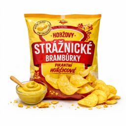 Strážnické brambůrky hořčicové pikantní 60 g